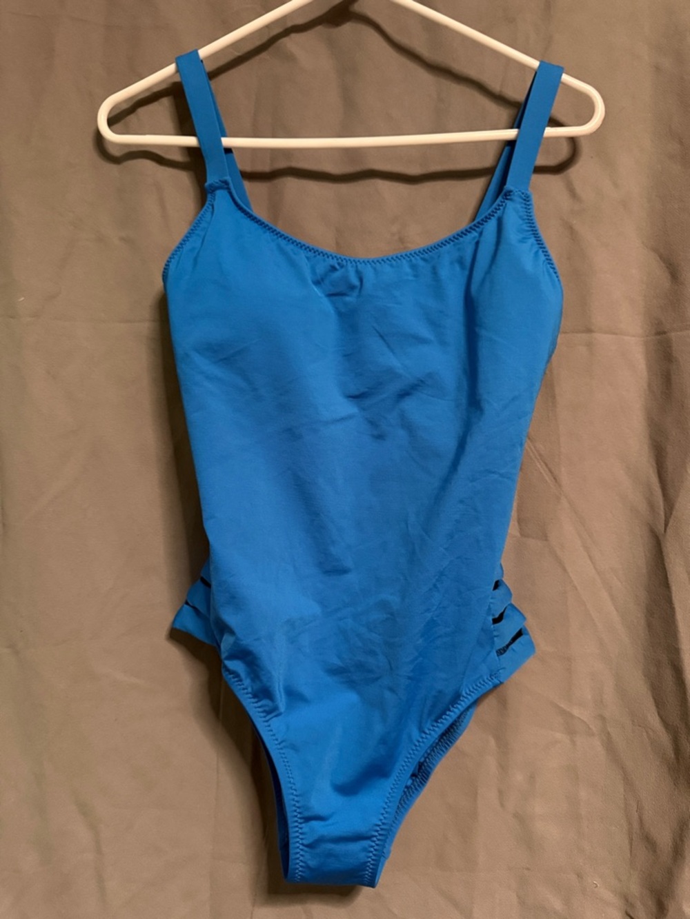 Becca By Rebecca Virtue Women’s Bright Blue One-Piece Swimsuit